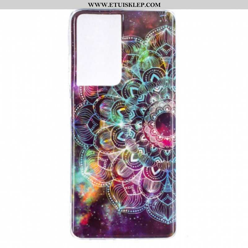 Etui do Samsung Galaxy S21 Ultra 5G Fluorescencyjna Seria Kwiatowa